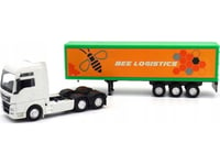 Welly Lastbil Med Släp 1:64 Man Tgx 58012