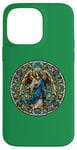 iPhone 14 Pro Max Stained Glass Saint Archangel Raphael Case