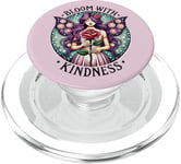 Illustration de fée rose violette Bloom with Kindness PopSockets PopGrip pour MagSafe