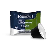 Caffè Borbone Respresso, Light Coffee Blend, 50% less caffeine than the Blue Blend - 50 Capsules - Compatible with Nespresso®* coffee machines for domestic use