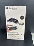 Goodmans 3 In 1 Portable Wireless Charger. iPhone, Apple Watch + Airpods.Magsafe