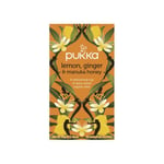 Pukka Lemon, ginger & Manuka Honey tepåsar 20-pack