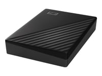 Wd My Passport Wdbpkj0050bbk - Harddisk - Kryptert - 5 Tb - Ekstern (Bærbar) - Usb 3.2 Gen 1 - 5400 Rpm - 256-Bit Aes - Svart