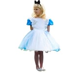 Amscan BAL3 - Kids Alice in Wonderland Dress & Headband Girls World Book Day Fancy Dress Costume Age: 3-5 Yrs