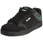 Globe Tilt, Chaussures de skate homme - Noir/gris/vert, 43 EU (9.5 US)