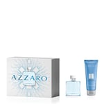 Azzaro Coffret Chrome Eau de Toilette 50ml, Shampoing Cheveux & Corps