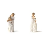 Willow Tree Loving My Mother Figurine & Close to me Figurine, Natural, 9.7 x 4.4