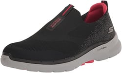 Skechers Men's Gowalk 6-Stretch Fit Slip-On Athletic Performance Walking Shoe, Black, 7 X-Wide