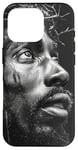 Coque pour iPhone 16 Pro Jésus Noir, Christianisme, Église, Christ, Jésus