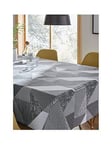 Catherine Lansfield Larsson Geo Grey Tablecloth