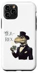 Coque pour iPhone 11 Pro Tea-Rex Meme Funny T Rex avec tasse