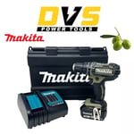 Makita DHP482SFO 18V LXT Olive Green Combi Drill 1x 3Ah Battery Charger Case