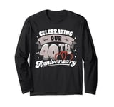 40th Wedding Anniversary Celebrating 40 Years Matching Gift Long Sleeve T-Shirt