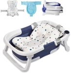 Foldable Portable Baby Bathtub Newborn Bathtub With Bath Mat And Shower Net