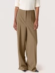 Soaked in Luxury SLCorinne Trousers, Covert Green