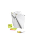 3M Post-it Super Sticky - easel pad - 635 x 762 mm - 30 sheets (pack of 2)