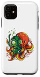 Coque pour iPhone 11 Octopus Casque de plongée Kraken Kawaii Tentacule