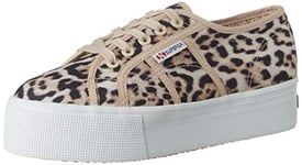 Superga Femme 2790-fantasy COTW Chaussures de Gymnastique, Beige (Beige/Jaguar A1s), 42.5 EU