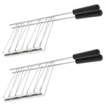 2 Pack Qpro Sandwich Toasting Cages For Dualit Classic 2 3 4 & 6 Slice Toasters