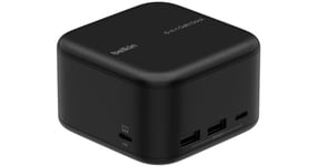 Belkin Connect USB-C Dock 6-in-1 Core GaN, 130W, Multiport Docking Station with 96W PD to Peripherals, USB-C, USB-A, Gigabit Ethernet, & HDMI 4K Ports for Gaming, MacBook Pro, PC Laptops, & Chromebook