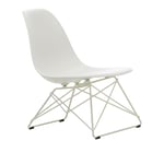 Vitra - Eames RE Plastic Side Chair LSR 84 Cotton White, White (Smooth) Base - Fåtöljer - Charles & Ray Eames - Vit - Metall/Plast