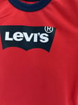 Boys Age 3 Years Tshirt Short Sleeved Red Levis New Tags