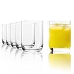 Stölzle_Lausitz Verres à Jus Petits Classic Lot de 6, 180ml – Verres Élégants en Cristal pour Jus et Eau – Résistants au Lave-vaisselle et aux Chocs, Fabriqués en Allemagne