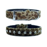 Hundhalsband animal print, M