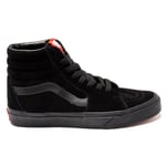 Vans Childrens Unisex Sk8-hi Trainers - Black Suede - Size UK 4