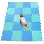 YIMINYUER® 20 Morceaux (30cmx30cmx1cm Chaque Morceau), Tapis De Puzzles Mousse Enfant, Jeu Bebe Dalle Mousse, Tapis De Sol R07R08G301020