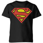 Originals Official Superman Crackle Logo Kids' T-Shirt - Black - 5-6 Years