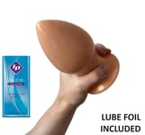 LARGE Flesh Butt Plug 5.5 Inch Unisex Premium GIRTHY Anal Sex Toy