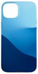 iPhone 15 Plus Blue Minimal Case