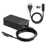 65W laddare för Surface Pro 6, 5, 4 Laptop Surface Go, Surface Book Laptop laddare AC-adapter med USB kontakt-