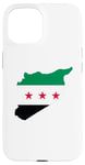 Coque pour iPhone 15 Free Syrien, Syrie Flag Carte Syrie