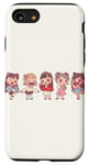 iPhone SE (2020) / 7 / 8 Cute Manga Chibi Girls In Different Moods Case