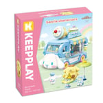 Qman Keeppley Cinnamoroll & Pompompurin's Ice-cream Truck (Sanrio) Build Blocks