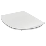 Porcher Abattant WC Contour 21 Lunette de toilette pour Ecole et Enfant à partir de 6 ans Résistant Ne Rouille Pas Blanc S453601, Modèle authentique