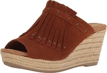 Minnetonka Femme Quinn/Brown Suede Sandale, 42 EU