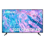 Samsung 70 Inch CU7100 UHD HDR Smart TV (2023) - 4K Crystal Processor, Adaptive Sound Audio, PurColour, Built In Gaming TV Hub, Smart TV Streaming & Video Call Apps And Image Contrast Enhancer
