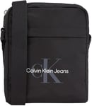 Calvin Klein Sac à Bandoulière Homme Sport Essentials Reporter avec Fermeture Éclair, Noir (Na Black), Taille Unique