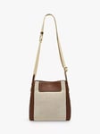 Radley Dukes Place Canvas Medium Compartment Cross Body Bag, Tortoise