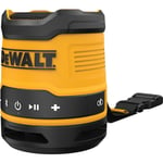 Dewalt 18V XR DCR009 høyttaler med Bluetooth og batteri