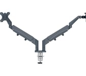 LEITZ Ergo Dual Arm Tilt & Swivel 17-32" Monitor Desk Mount