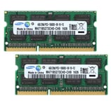 8G Samsung 2pcs 4GB 2RX8 DDR3 1333MHz PC3-10600S CL9 SODIMM Laptop RAM Memory !6