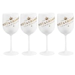 480 ml Moët Champagneflöjter Glas Plast Akryl Champagne Glas Vinglas WHITE 4PCS