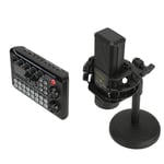 Podcast Equipment Bundle Live Sound Card With Cardioid Condenser Microphone Set