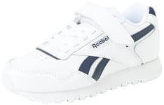 Reebok Baby Boys Royal Glide 1V Sneaker, FTWWHT/VECNAV/FTWWHT, 9 UK Child