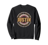 Mens Justin The Man The Myth The Legend First Name Justin Sweatshirt