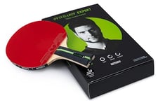 Butterfly Raquette de ping-Pong Ovtcharov Expert | Raquette de Tennis de Table Professionnelle pour Joueurs avancés & compétiteurs | ITTF certifié | Revêtements extrêmement adhérents/Collants